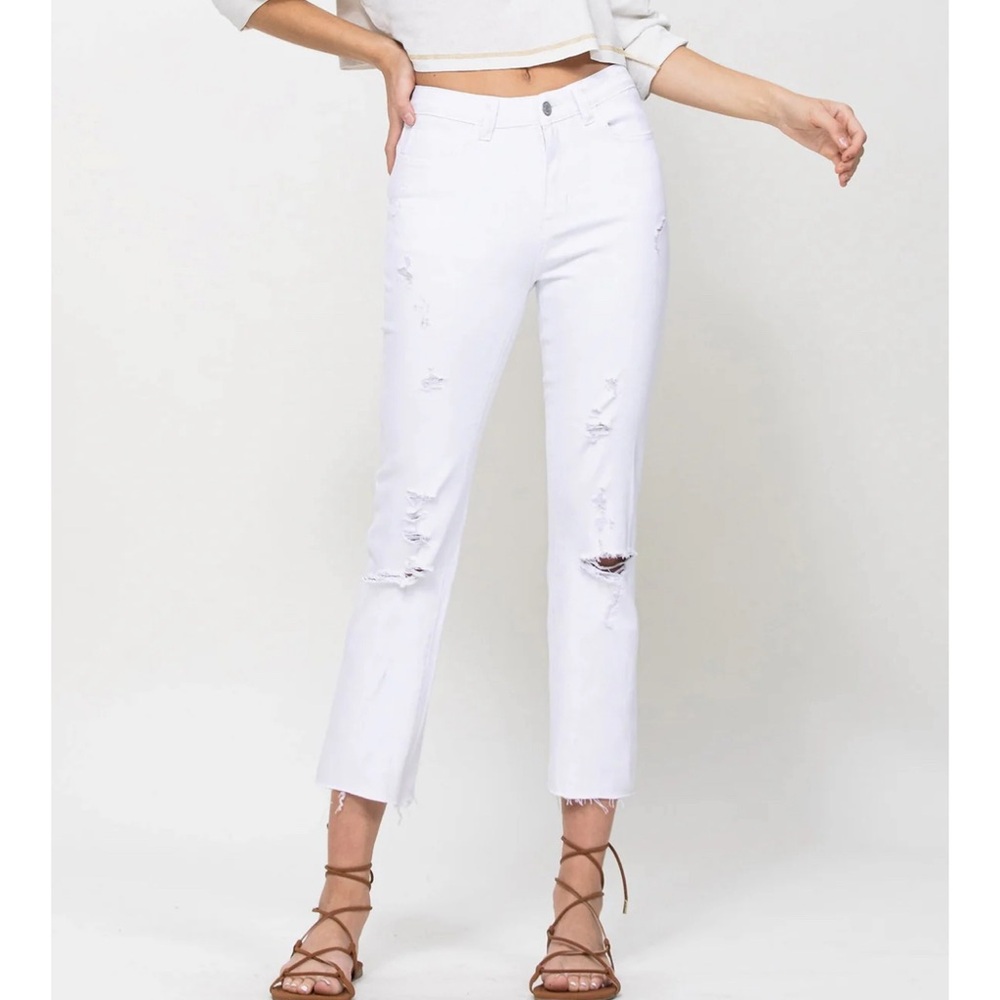 Vervet Jeans- Optic White Absolutely Perfect